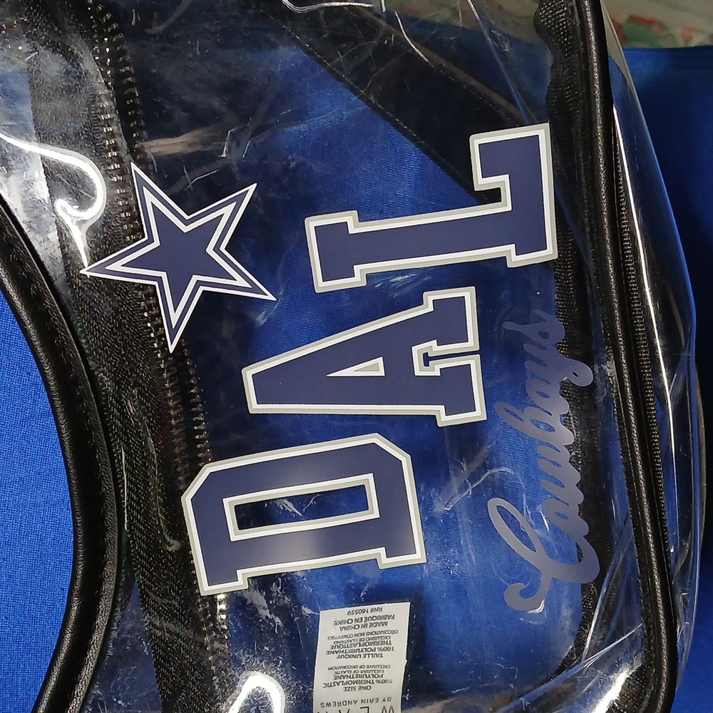 Wear by Erin Andrews Clear Dallas Cowboys Bag - Picture 6 of 14